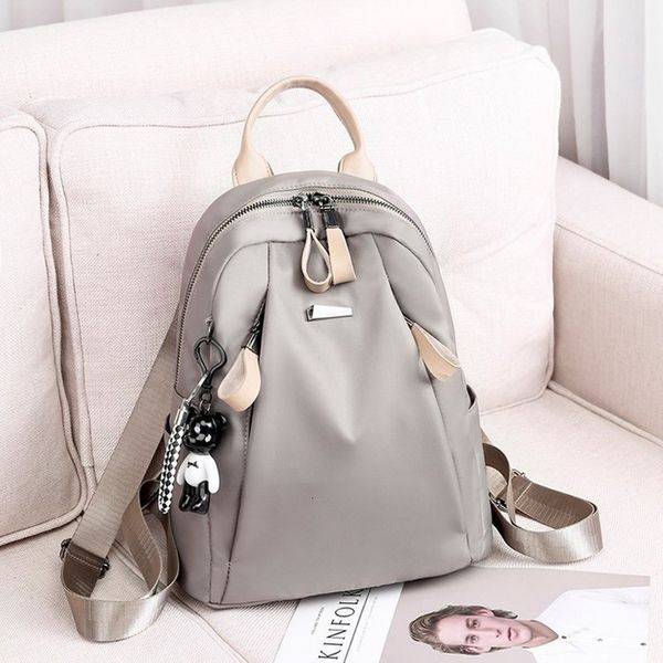 

backpack japanese and korean fashion trend pendant violence bear women's bag 8815