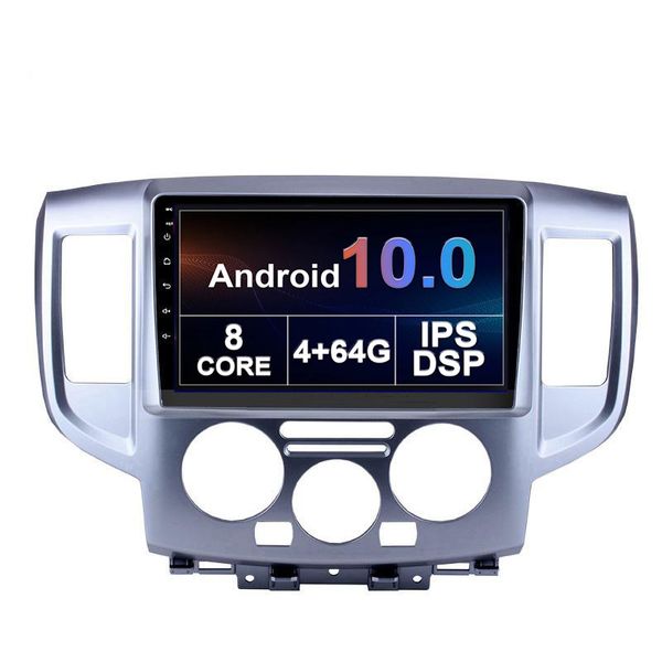 Auto-DVD-Multimedia Android 10 Autoradio-Player mit Carplay/WLAN 9-Zoll-Head-Unit für Nissan NV200 2014–2018 4 g + 64 g