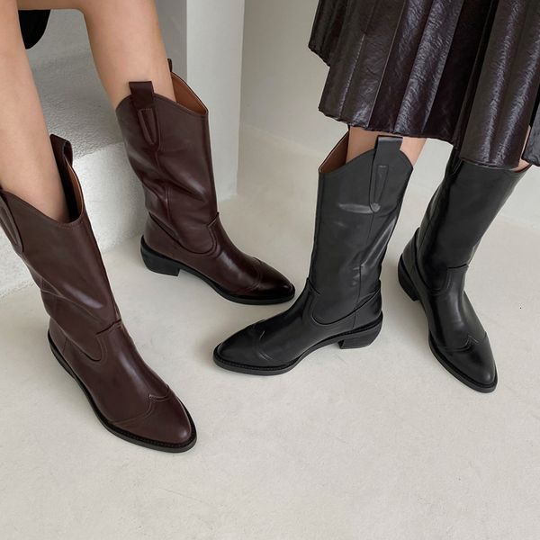 

size 33-42 to women's thick winter heels fashion female black boots eckt