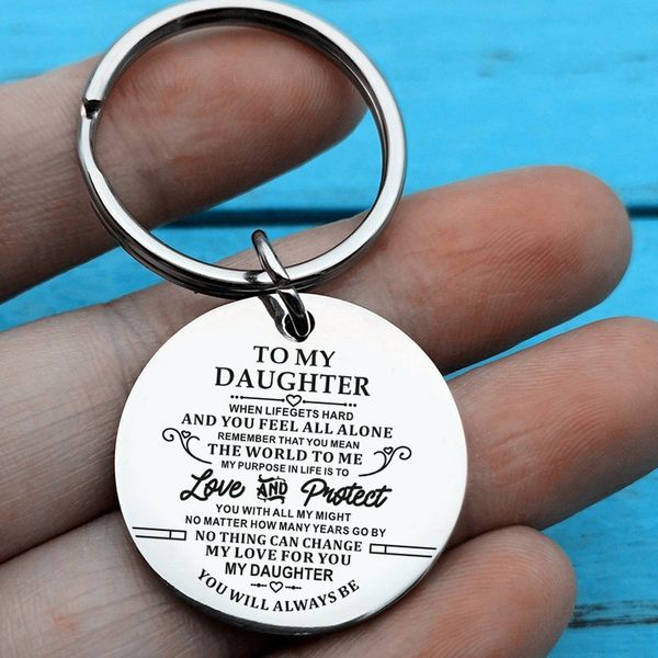 

stainless steel dog tag key chain