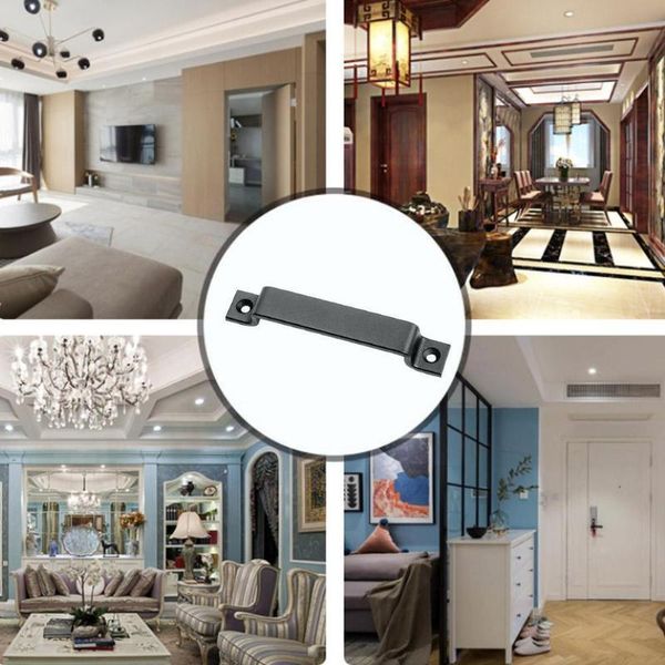 

handles & pulls 194mm steel black barn door handle interior wooden linear universal home american decoration e9x1