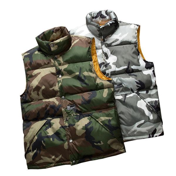 

men's vests nice casual men winter camouflage sleeveless jackets male couple waistcoat warm outwear spring autumn vest, Black;white