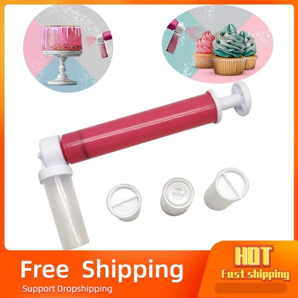 

manual spray guns cake coloring duster baking cake spray tube baking tool moldes de silicona para reposteria tools