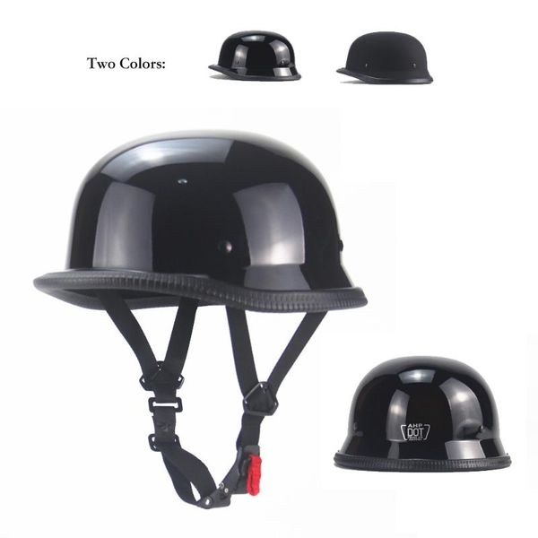

motorcycle helmets dot open half face german style helmet vintage retro four seasons for moto scooter riding motorbike bike biker