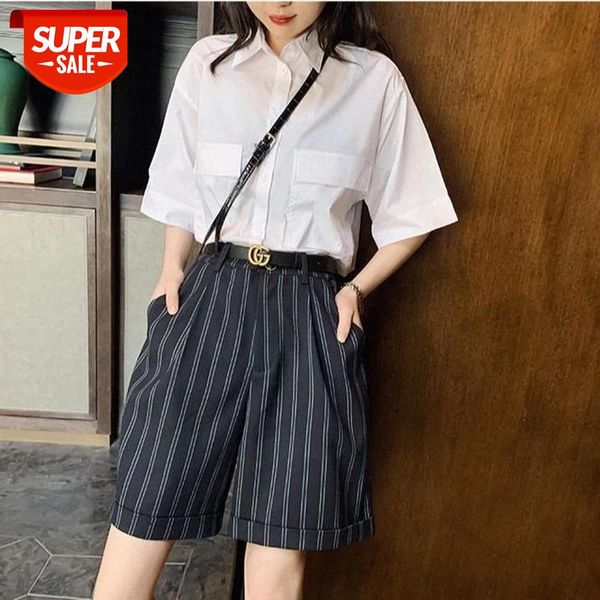 

suit and pants two piece outfits short sets for women korean fashion clothing 2020 clothes kpop sweatsuit matching sets #vm8z, White