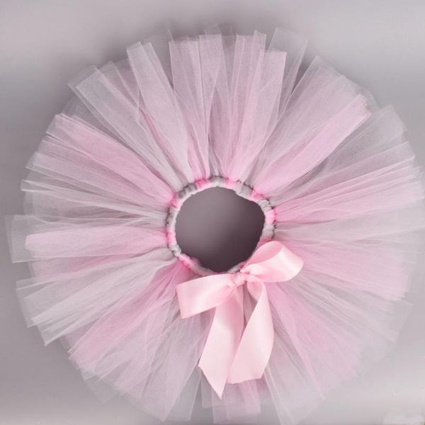 

skirts girls fluffy tutu skirt light gray/pink baby first birthday party costume kids summer flower girl born-12y, Blue