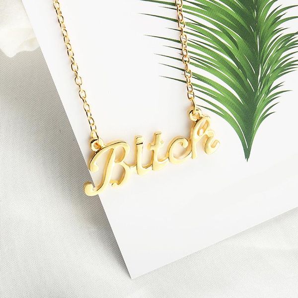 

pendant necklaces fashion european and american jewelry letter necklace for women party gifts charm, Silver