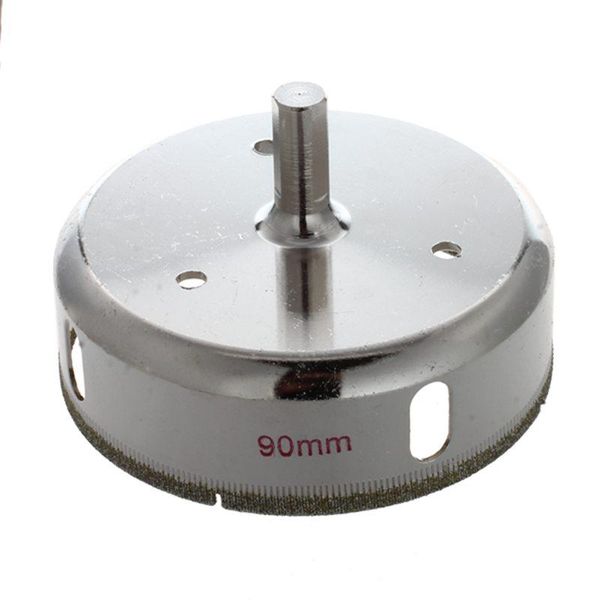 

professional drill bits 90mm dia diamond coated hole saw cutter for glass ceramics
