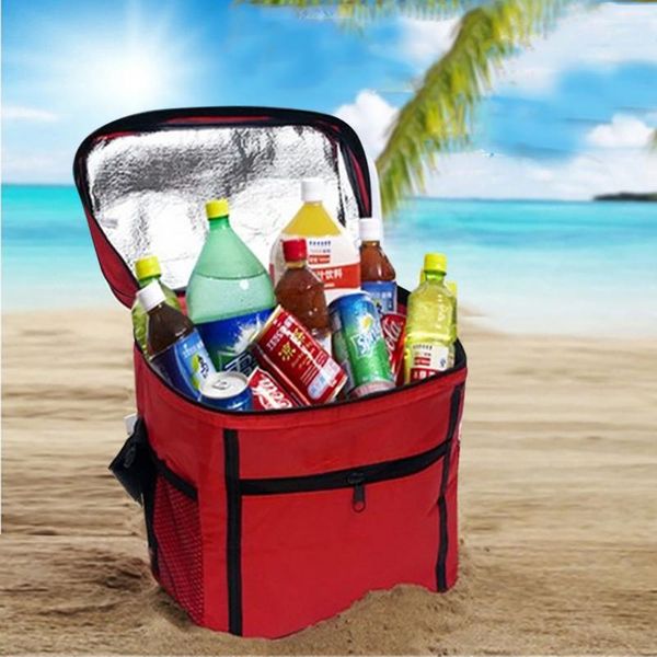 

storage bottles & jars large thicken cooler bag folding fresh keeping bags lunch for food fruit seafood steak insulation thermal beer