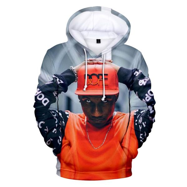 

men's hoodies & sweatshirts brand singer boy/girl hip hop pullover hopsin 3d children style fashion long men/women hoodie pattern print, Black