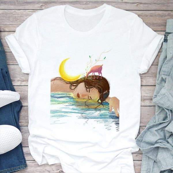 

and womens fashion summer abstract men graphics white female harajuku oversized short sleeve clothing, White;black
