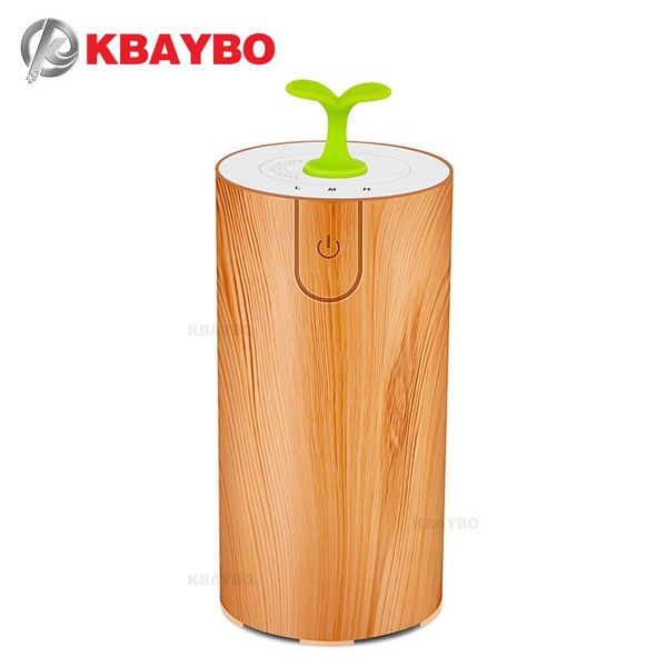

2021 ultrasonic diffuser wood grain ultrasonic cool mist humidifier for office home bedroom living room