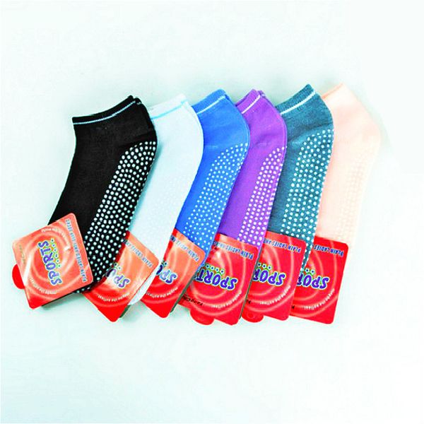 

sports boat cotton antiskid fitness yoga candy socks c0224, Black;white
