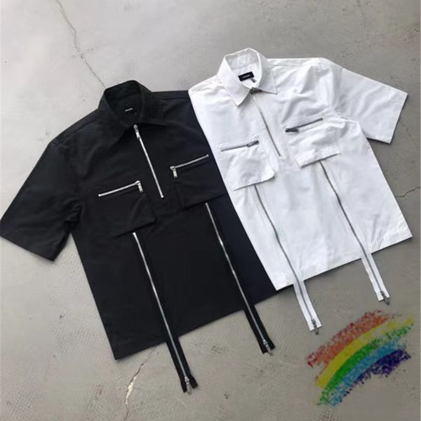 

2021 new zipper we11done t shirt das mulheres dos homens 1:1 melhor qualidade-hip-hop t-shirt tees welldone lvfb, White;black