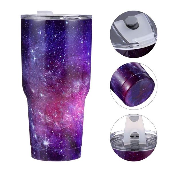 

mugs 1pc portable thermal cup insulated water bottle practical ice beer mug for car