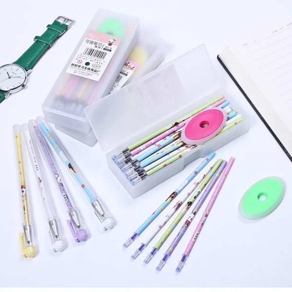 

gel pens erasable pen/erasable refill/erasable eraser neutral magic black/blue 0.5mm pen set student office gift