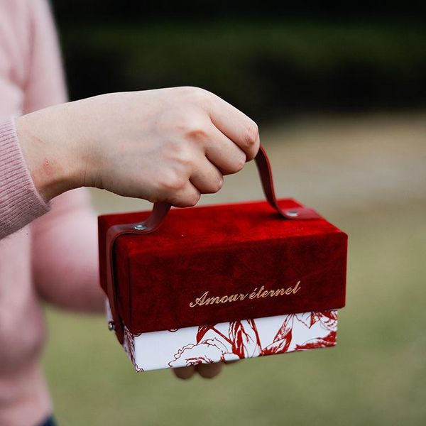 

gift wrap wedding candy bag senior bridesmaid hand-held box empty candies