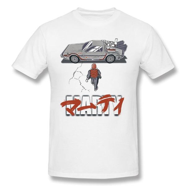 

men's t-shirts back to the future for men marty 2021 funny crewneck cotton t shirt, White;black