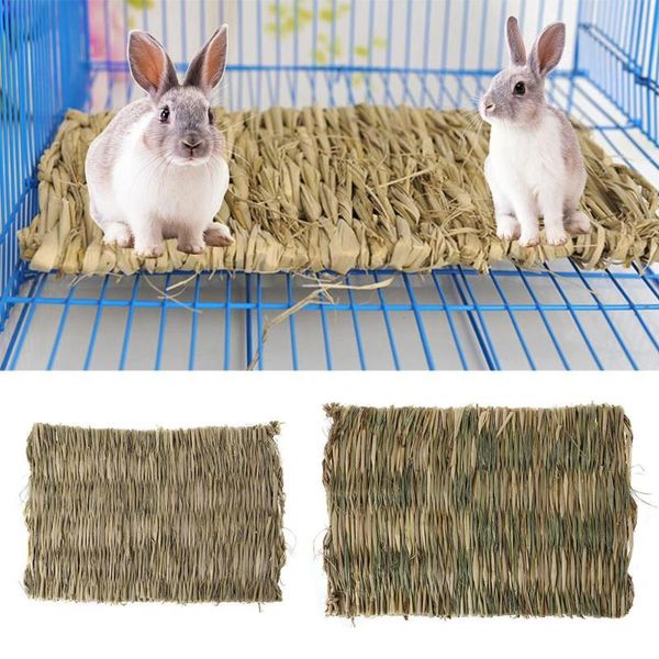 

small animal supplies grass chew mat hamster guinea pig cage bed house pad