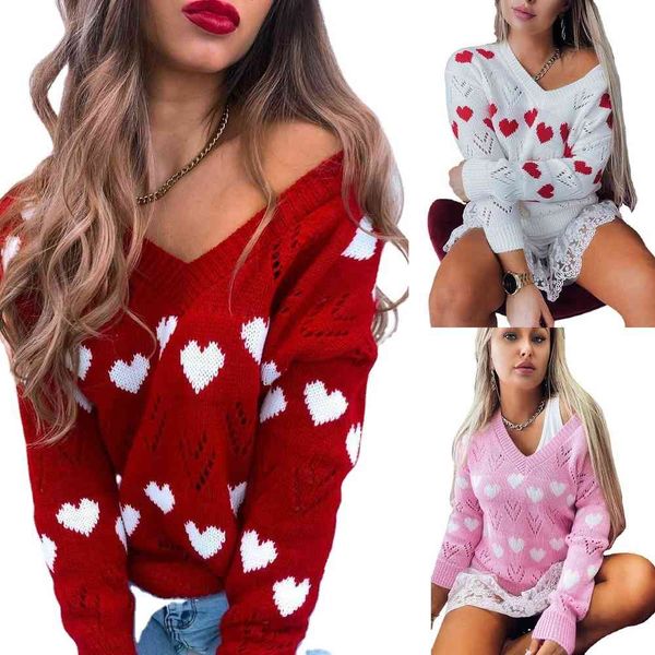 

women's sweaters women fall winter knit ladies casual liftoff in v off the hollow shoulder pullovers sweater jumper qwcx, White;black