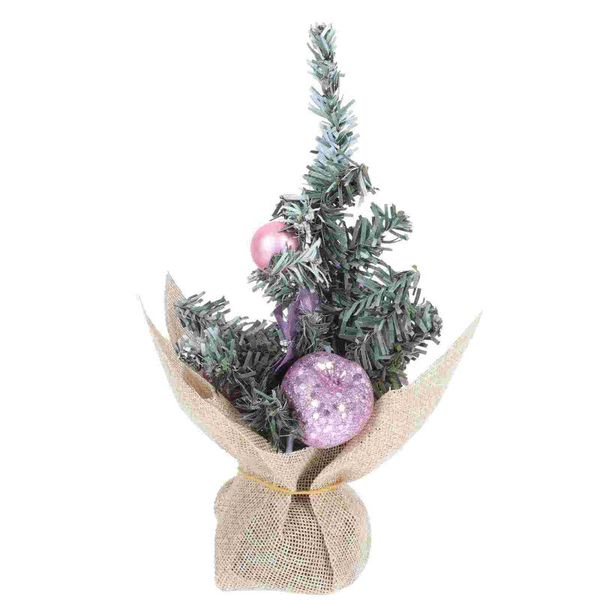 

christmas decorations 1pc scene ornament small tree festival adornment