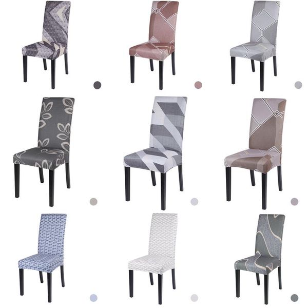 

chair covers 1pc printing spandex stretch elastic cover for wedding dining room office banquet house deco