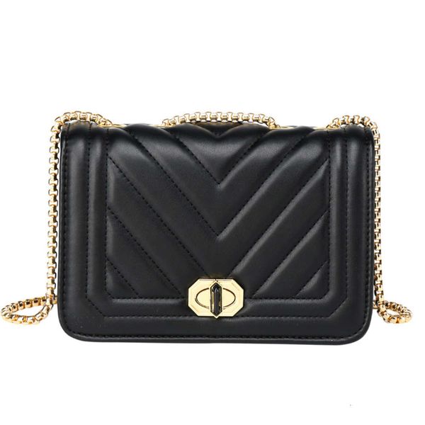 

fashion 2021 new street trend lingge chain women's portable messenger bag