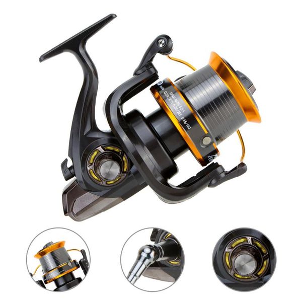 

baitcasting reels 12+1bb 13ball bearings sea fishing wheel metal spinning reel left/right interchangeable super big high speed 4.11:1