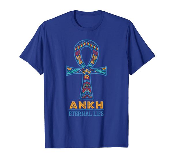 

black history ankh cross african symbol gift t-shirt, White;black