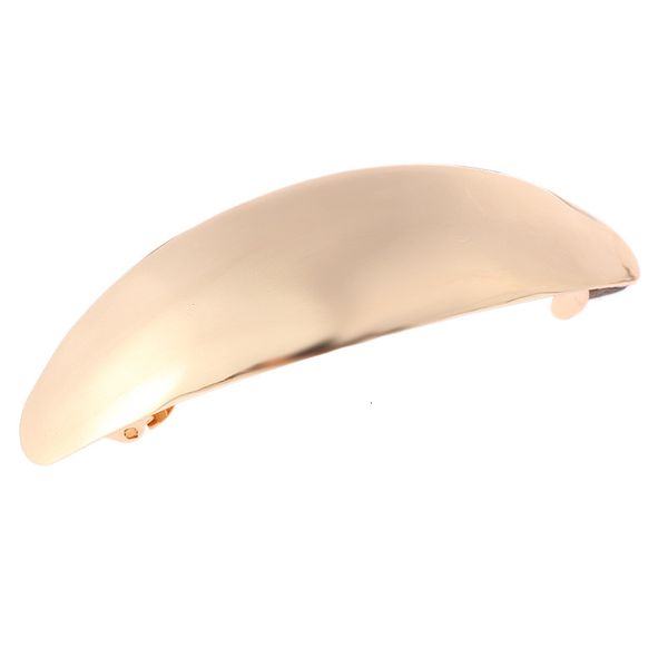 

women's large smooth metal hairpin simple fashion hair accessories, Golden;silver
