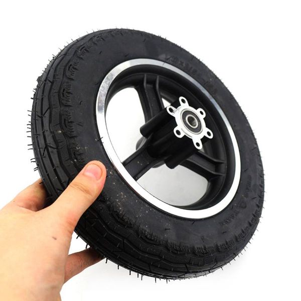 

motorcycle wheels & tires 54-152/10x2 qind tyre 10x2 tire with alloy rim hub for 10 inch electric balance car,baby stroller 10*2 scooter whe