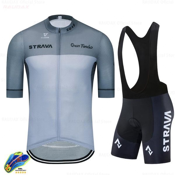 

racing sets 2021 est strava summer men's cycling jersey pro bicycle team short sleeve maillot ciclismobreathable clothing, Black;blue