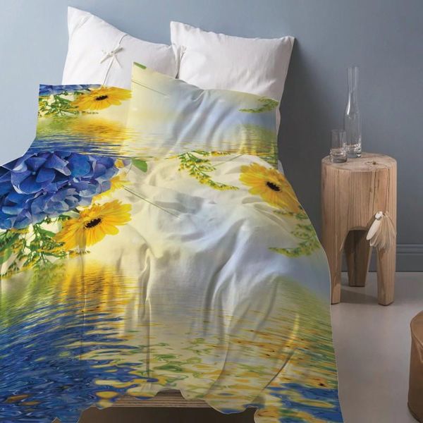 

bedding sets warm flowers sunlight head household textiles single bed double duvet cover pillow case sheet boy girl set