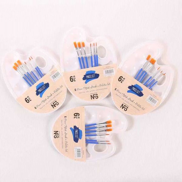 

painting pens children's palette set gouache watercolor brush, Black;red