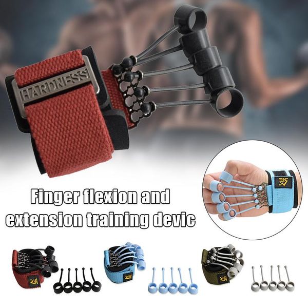 

finger gripper strength trainer extensor finger flexion extension exerciser adjustable tightness gym fitness equipment sport