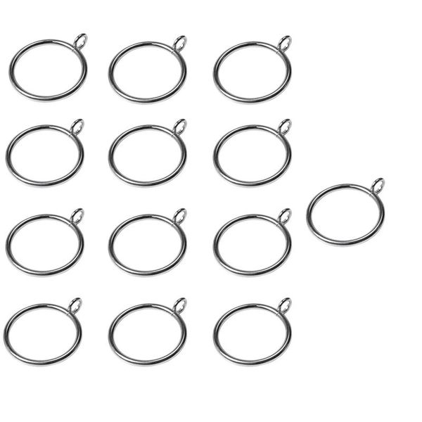 

50pcs strong metal drapery window curtain ring rustproof bath curtain rod clips