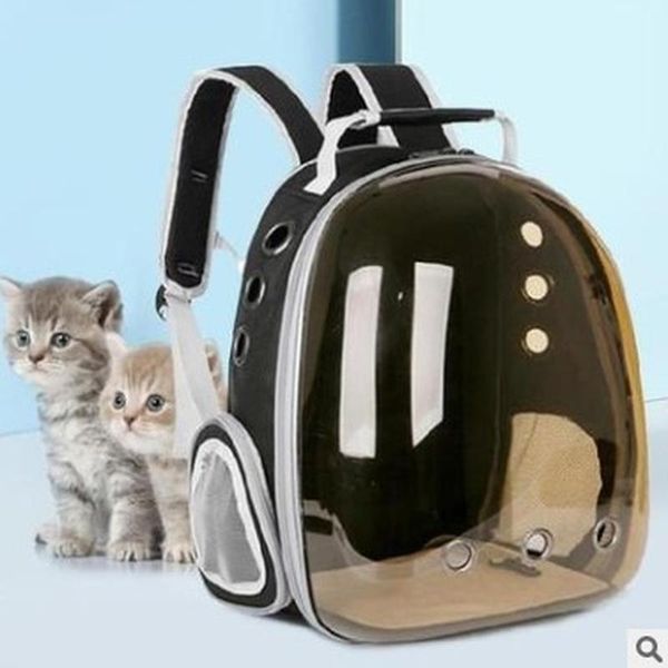 

cat carriers,crates & houses carrier bags bag transparent space double shoulder breathable pet portable two cats teddy dog backpack