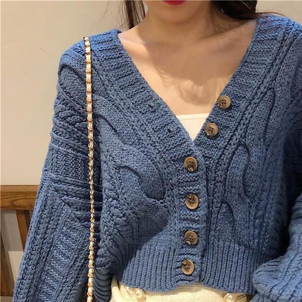 

women sweater spring autumn v neck long sleeve black short knitted jacket solid simple warm cardigan femme plus size jumper, White;black