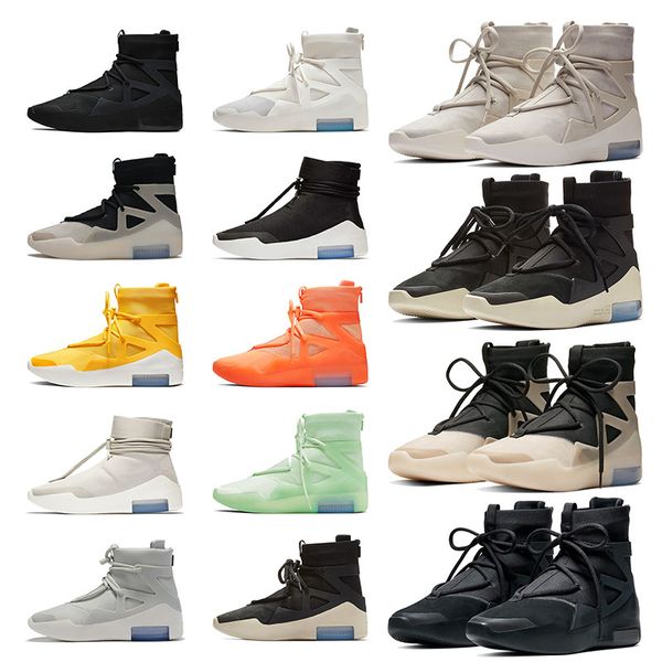 

sports sneakers authentic fear of god 1 basketball classic shoes triple black string the question amarillo orange pulse frosted spruce men&#