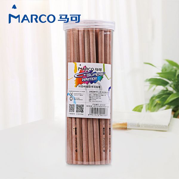 

Marco 50pcs Craft Pencils Non-toxic Drawing Sketching Pencil Set for School Student Sketch Gift Stationery Art supplies freeship