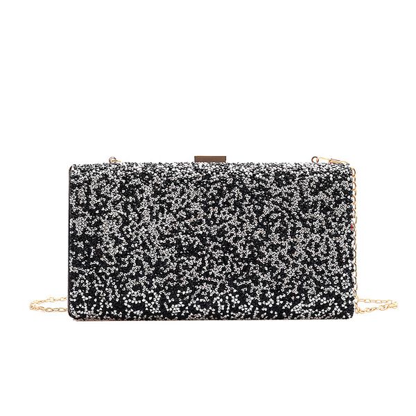 

diamonds golden evening bags with ladies party purse shoulder chain rhinestones clutch shoulder female handbags