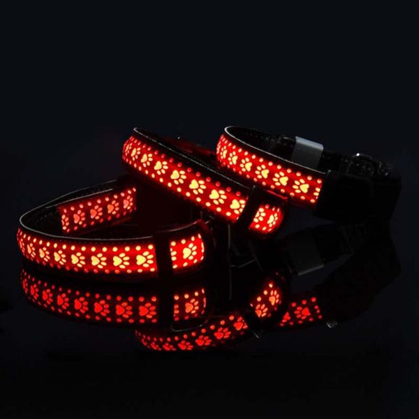 

dog collars & leashes ped products arrival collar hollowed illuminate rechargable goods