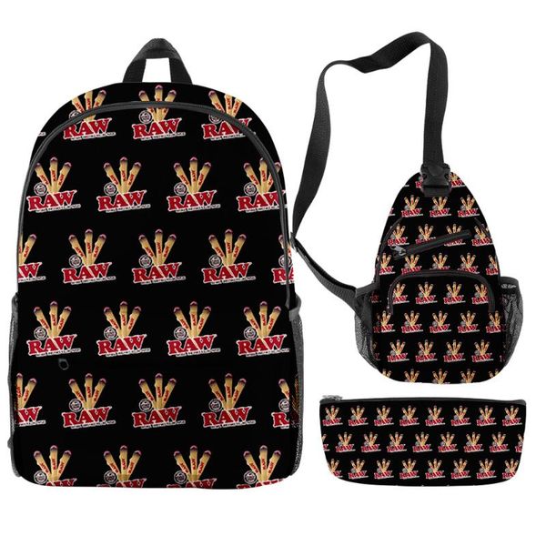 

backpack 3pcs/set men ocford wateroof natural unrefined papers bags outside hiking travel bicycle laptop