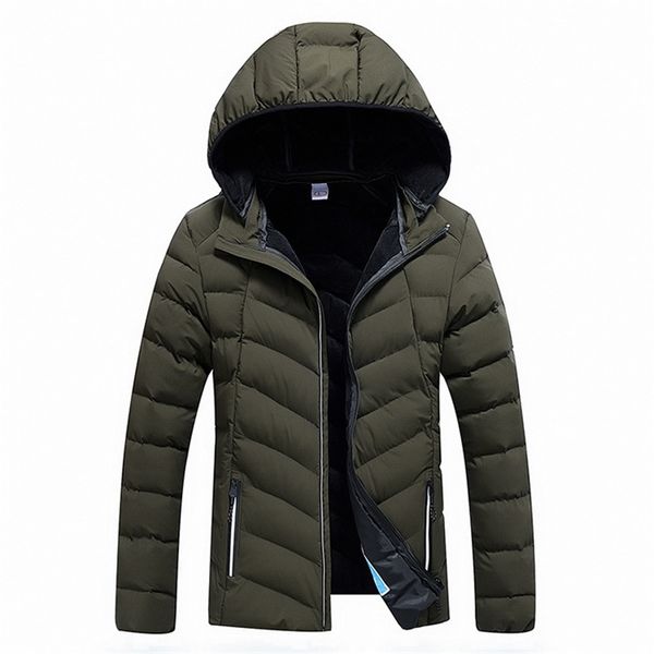

2018 boutique down new cold proof cotton padded men's clothes, Black