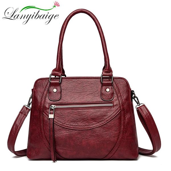 

evening bags ladie pu leather shoulder bag luxury designer handbag ladies sac retro large capacity fashion a main summer