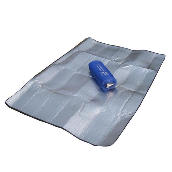 

outdoor pads 150*180 picnic mat moisture pad double sided waterproof aluminum foil folding tent bed mats camping mattress
