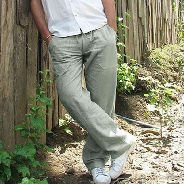 

men's pants men splicing solid color overalls casual pocket sport work trouser street comfortable thin section male pant, Black