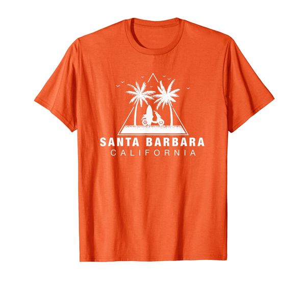 

california gift - santa barbara t-shirt, White;black