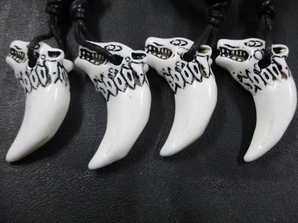 

22 pcs punk rock unique mixed color necklace mens biker jewelry party gift, Silver
