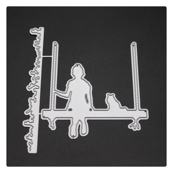 

painting supplies yinise scrapbook metal cutting dies for scrapbooking stencils cat girl diy paper cards decoration embossing folder d